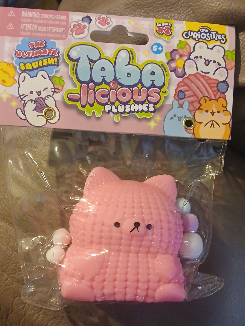 Taba-licious Plushies Pink Squishy Cat Toy - ORB Curiosities